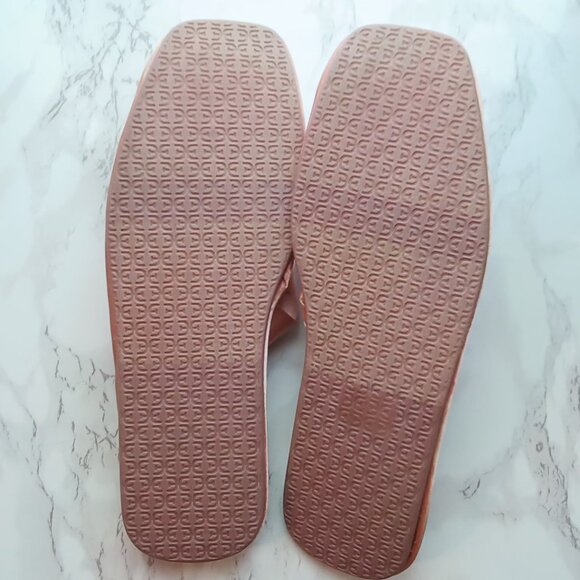 Sam Edelman Womens Satin Woven Closed Toe Slide On Slip On Flat Sandal Slippers - Picture 9 of 11